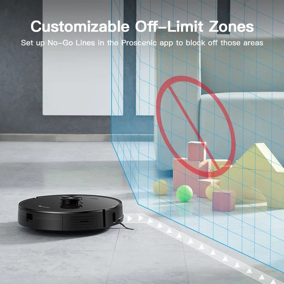 Aspirateur Robot Proscenic M7 Pro , Avec Navigation Laser Intelligente, Nettoyeur Et Lave-linge, 2 En 1, WiFi, Contrôle Avec Application Et Alexa, Non Inclus 9 Aspirateur Robot Proscenic M7 Pro , Avec Navigation Laser Intelligente, Nettoyeur Et Lave-linge, 2 En 1, WiFi, Contrôle Avec Application Et Alexa, Non Inclus – Image 7