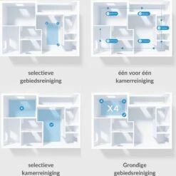 Aspirateur Robot Midea M7 Pro - Aspirateur Avec Fonction De Nettoyage - Aspirateur Robot Intelligent Avec Application - Aspiration Puissante 4000 Pa - Station De Charge Incluse -Nettoyage Produits Boutique 1200x1200 855