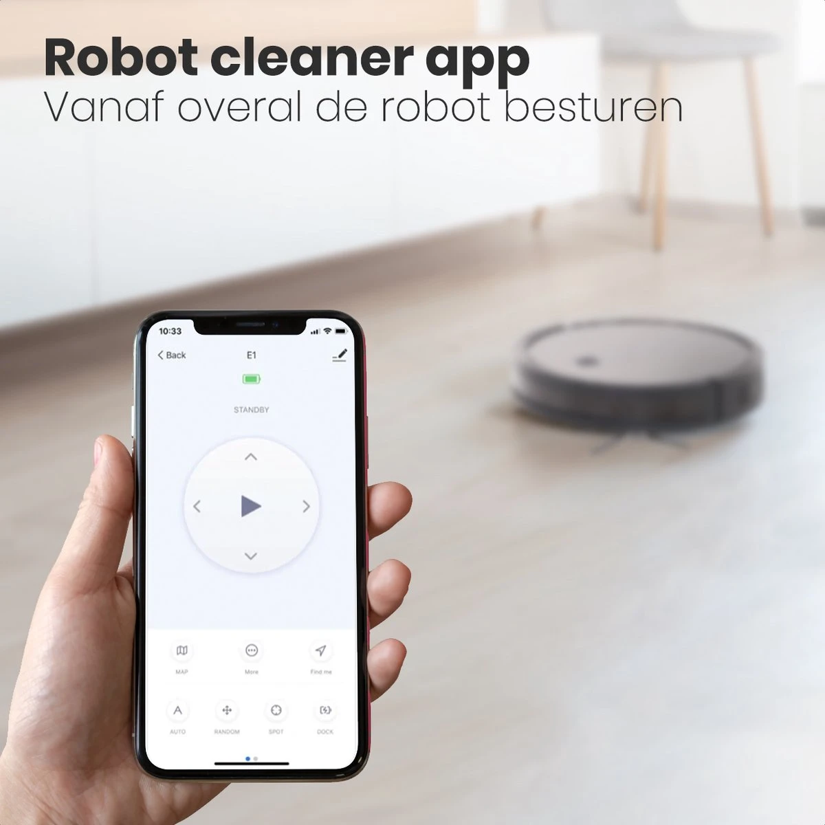 Aspirateur Robot WiFi LifeGoods - 1400 Pa - Fonction De Nettoyage - Sans Fil - Station De Charge Automatique - Poussière Aux Poils De Chien - Zwart Avec Accents Oranje 5 Aspirateur Robot WiFi LifeGoods - 1400 Pa - Fonction De Nettoyage - Sans Fil - Station De Charge Automatique - Poussière Aux Poils De Chien - Zwart Avec Accents Oranje – Image 3