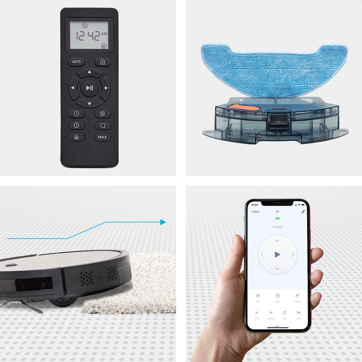 Aspirateur Robot WiFi LifeGoods - 1400 Pa - Fonction De Nettoyage - Sans Fil - Station De Charge Automatique - Poussière Aux Poils De Chien - Zwart Avec Accents Oranje 11 Aspirateur Robot WiFi LifeGoods - 1400 Pa - Fonction De Nettoyage - Sans Fil - Station De Charge Automatique - Poussière Aux Poils De Chien - Zwart Avec Accents Oranje – Image 9