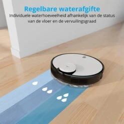 MEDION X40 SW - Aspirateur Robot - Navigation Intelligente Au Laser - Cartes De Plusieurs étages - Zones No Go & Go - APP - Blanc -Nettoyage Produits Boutique 1200x1200 904