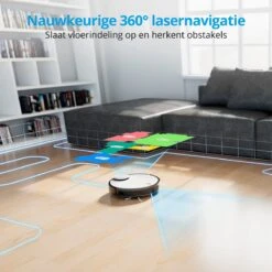 MEDION X40 SW - Aspirateur Robot - Navigation Intelligente Au Laser - Cartes De Plusieurs étages - Zones No Go & Go - APP - Blanc -Nettoyage Produits Boutique 1200x1200 907