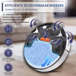 Aspirateur Robot Heevey Avec Fonction De Nettoyage - Convient à Tous Les Sols - Navigation Intelligente - Station De Charge Automatique - Comprend L'application Et La Télécommande - Édition 2022 -Nettoyage Produits Boutique 1200x1200 916