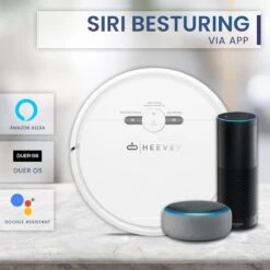 Aspirateur Robot Heevey Avec Fonction De Nettoyage - Convient à Tous Les Sols - Navigation Intelligente - Station De Charge Automatique - Comprend L'application Et La Télécommande - Édition 2022 -Nettoyage Produits Boutique 1200x1200 920