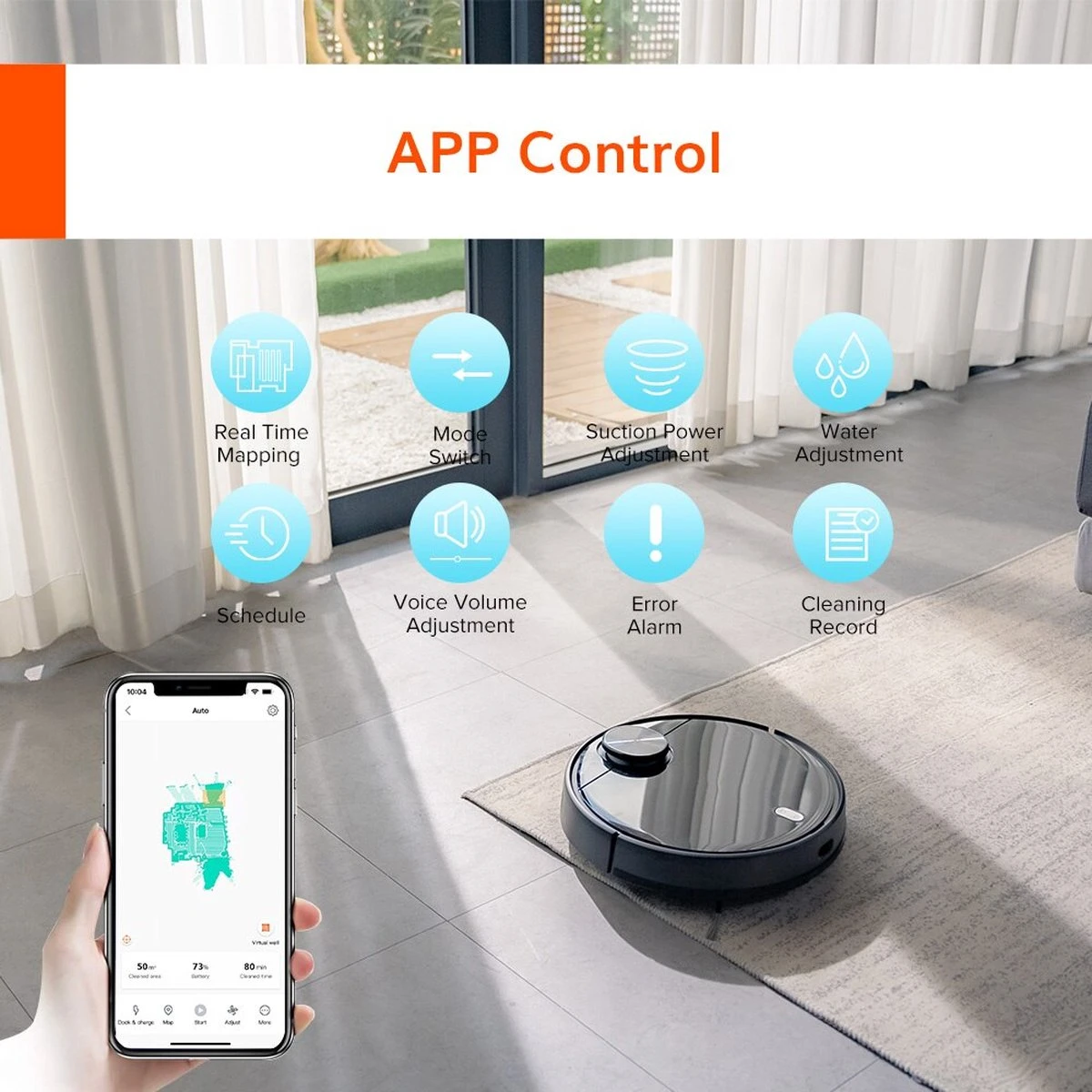 Aspirateur Robot Ilife - Avec Navigation Intelligente - Incl. Station De Charge - Aspirateur Sans Sac - Avec Fonction De Nettoyage - Aspirateur Robot - Zwart - Incl. Application 6 Aspirateur Robot Ilife - Avec Navigation Intelligente - Incl. Station De Charge - Aspirateur Sans Sac - Avec Fonction De Nettoyage - Aspirateur Robot - Zwart - Incl. Application – Image 4