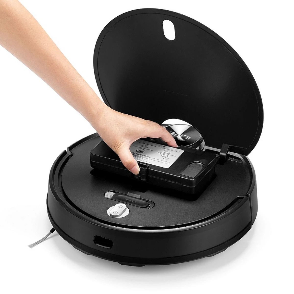 Aspirateur Robot Ilife - Avec Navigation Intelligente - Incl. Station De Charge - Aspirateur Sans Sac - Avec Fonction De Nettoyage - Aspirateur Robot - Zwart - Incl. Application 11 Aspirateur Robot Ilife - Avec Navigation Intelligente - Incl. Station De Charge - Aspirateur Sans Sac - Avec Fonction De Nettoyage - Aspirateur Robot - Zwart - Incl. Application – Image 9