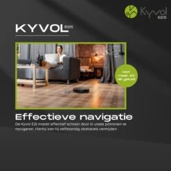 Aspirateur Robot Kyvol E25 - Fonction De Nettoyage/ Station De Charge/ Cartographie Smart / Zwart/ Chargement Automatique/ Alexa, Google Pris En Charge/ 3 Positions/ Auto-direction -Nettoyage Produits Boutique 1200x1200 934