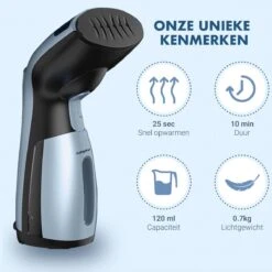 Vapeur Ample - Fer à Vapeur - Nettoyeur Vapeur - Vêtements Vapeur à Main - Vêtements Vapeur - Vêtements Vapeur - Vapeur Vêtements - Blauw -Nettoyage Produits Boutique 1200x1200 97