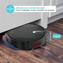 Looki® 3-en-1 Avec Fonction De Nettoyage Et Contrôle D'application - Aspirateur Robot Sans Fil - IOS Et Android - Automatique - Avec Station De Charge - 45DB - Zwart 24 Looki® 3-en-1 Avec Fonction De Nettoyage Et Contrôle D'application - Aspirateur Robot Sans Fil - IOS Et Android - Automatique - Avec Station De Charge - 45DB - Zwart -Nettoyage Produits Boutique 1200x1200 982