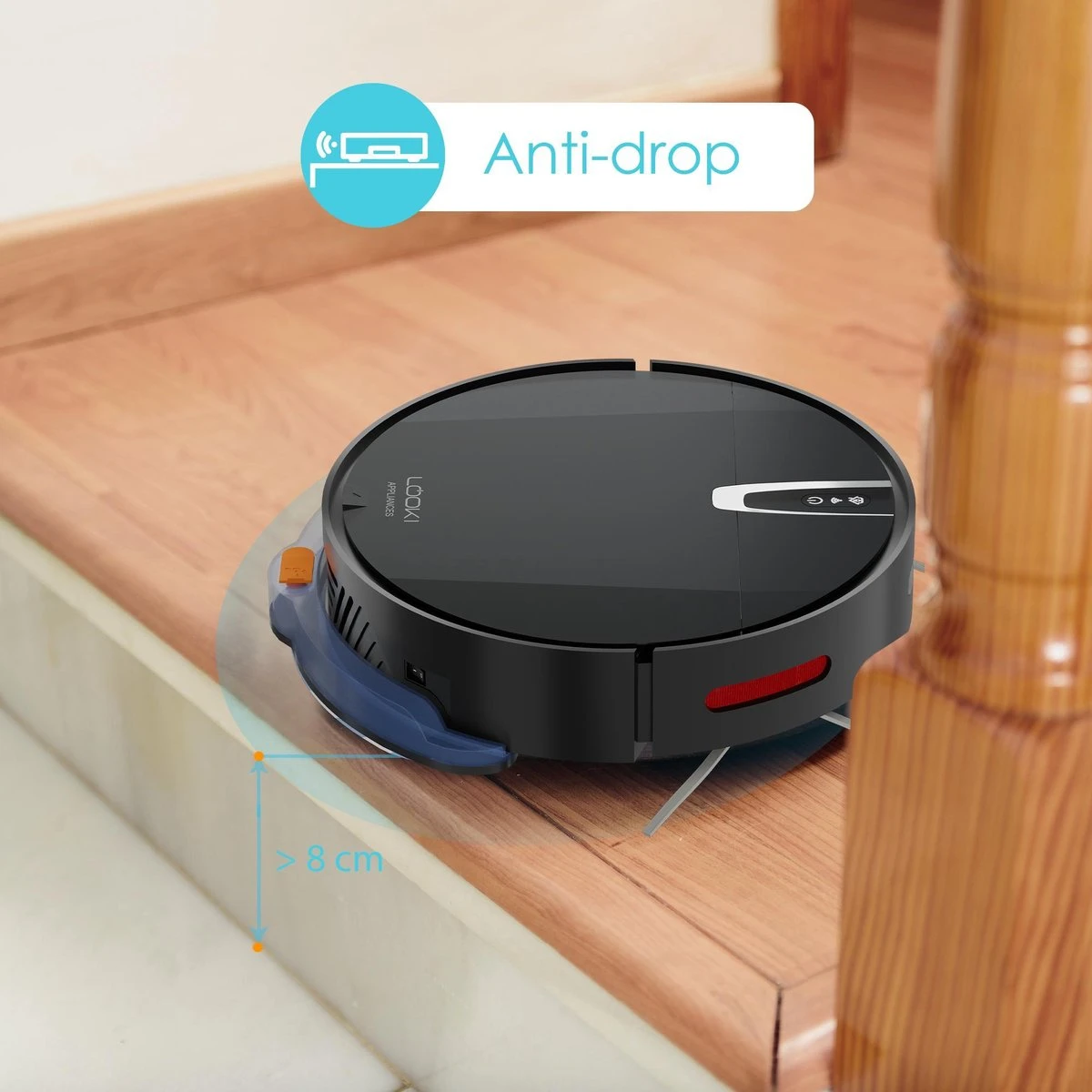 Looki® 3-en-1 Avec Fonction De Nettoyage Et Contrôle D'application - Aspirateur Robot Sans Fil - IOS Et Android - Automatique - Avec Station De Charge - 45DB - Zwart 14 Looki® 3-en-1 Avec Fonction De Nettoyage Et Contrôle D'application - Aspirateur Robot Sans Fil - IOS Et Android - Automatique - Avec Station De Charge - 45DB - Zwart – Image 12
