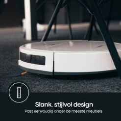 Dalmo BX5W - Aspirateur Robot Avec Fonction De Nettoyage Et Programmation Horaire - Puissance D'aspiration 2800 Pa - Recharge Automatique - Navigation Laser - Application Et Télécommande - 59 DB / Wit -Nettoyage Produits Boutique 1200x1200 989