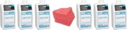 HG Carrelage Nettoyant Sols Brillants HG Produit 18 Boîte 6 Pièces 10 Chiffons Microfibres