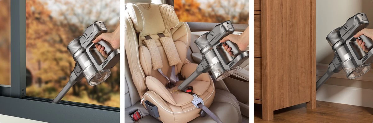 Kalado KCV01 Aspirateur Balai Sans Fil - Aspirateurs-balais 26Kpa - 6 En 1 - 40Min De Temps De Travail Batterie Amovible - Moteur Brushless 80000RPM - Affichage LED 18 Kalado KCV01 Aspirateur Balai Sans Fil - Aspirateurs-balais 26Kpa - 6 En 1 - 40Min De Temps De Travail Batterie Amovible - Moteur Brushless 80000RPM - Affichage LED – Image 16