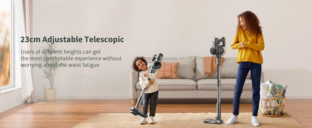 Kalado KCV01 Aspirateur Balai Sans Fil - Aspirateurs-balais 26Kpa - 6 En 1 - 40Min De Temps De Travail Batterie Amovible - Moteur Brushless 80000RPM - Affichage LED 11 Kalado KCV01 Aspirateur Balai Sans Fil - Aspirateurs-balais 26Kpa - 6 En 1 - 40Min De Temps De Travail Batterie Amovible - Moteur Brushless 80000RPM - Affichage LED – Image 9