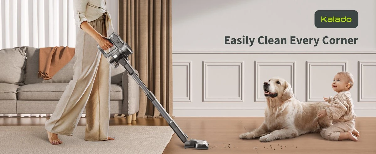 Kalado KCV01 Aspirateur Balai Sans Fil - Aspirateurs-balais 26Kpa - 6 En 1 - 40Min De Temps De Travail Batterie Amovible - Moteur Brushless 80000RPM - Affichage LED 12 Kalado KCV01 Aspirateur Balai Sans Fil - Aspirateurs-balais 26Kpa - 6 En 1 - 40Min De Temps De Travail Batterie Amovible - Moteur Brushless 80000RPM - Affichage LED – Image 10