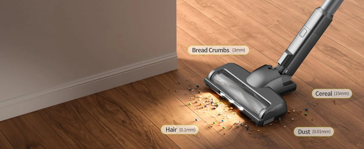 Kalado KCV01 Aspirateur Balai Sans Fil - Aspirateurs-balais 26Kpa - 6 En 1 - 40Min De Temps De Travail Batterie Amovible - Moteur Brushless 80000RPM - Affichage LED 6 Kalado KCV01 Aspirateur Balai Sans Fil - Aspirateurs-balais 26Kpa - 6 En 1 - 40Min De Temps De Travail Batterie Amovible - Moteur Brushless 80000RPM - Affichage LED – Image 4