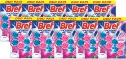 Bref Bloc WC Power Activ Fleurs Roses 10 X Duopack - Pack économique