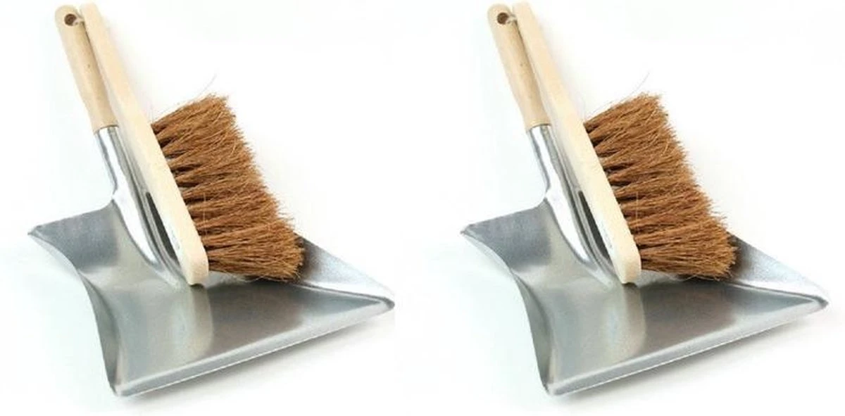 2x Pelle à Poussière Et Bidon En Métal Pour L'extérieur - Nettoyage / Articles Ménagers - Nettoyage - Balayage Intérieur / Extérieur 3 2x Pelle à Poussière Et Bidon En Métal Pour L'extérieur - Nettoyage / Articles Ménagers - Nettoyage - Balayage Intérieur / Extérieur