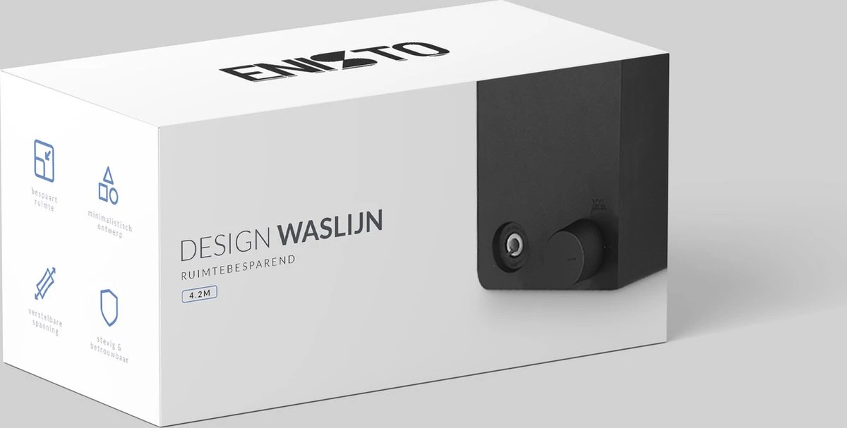 Corde à Linge ENISTO® - Corde à Linge Rétractable - Séchoir Alternatief - Corde à Linge Rétractable - Corde à Linge à Rouleaux - Corde à Linge - Gain De Place - Zwart - Corde à Linge - 4,2 Mètres 13 Corde à Linge ENISTO® - Corde à Linge Rétractable - Séchoir Alternatief - Corde à Linge Rétractable - Corde à Linge à Rouleaux - Corde à Linge - Gain De Place - Zwart - Corde à Linge - 4,2 Mètres – Image 11