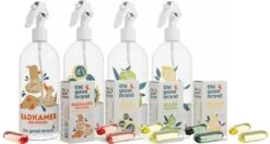 The Good Brand - Pack De Nettoyage Advantage - 4 Bouteilles Avec Dosettes + 4 X 2 Dosettes De Recharge - 8 X 500 Ml