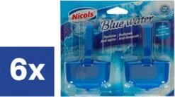 Nicols - Blocs Sanitaires - Blue Water - 6 X 2 (12) Pièces - Blauw Water - Emballage Advantage - Blocs WC