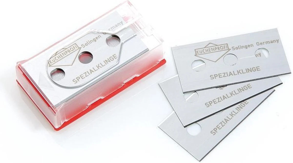 Jeu De 5 Lames De Rechange, Grattoir Pour Plaque Vitrocéramique - Küchenprofi 3 Jeu De 5 Lames De Rechange, Grattoir Pour Plaque Vitrocéramique - Küchenprofi