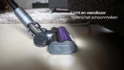 Dalmo VC8011 - Aspirateur Balai Sans Fil Avec Technologie Cyclone - Filtre HEPA - Siècle Des Lumières LED Et écran Tactile - Capteur De Poussière - Aspirateur Balai Sans Fil - 350 Watt / Argent -Nettoyage Produits Boutique 1200x676 1