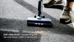 Dalmo VC8011 - Aspirateur Balai Sans Fil Avec Technologie Cyclone - Filtre HEPA - Siècle Des Lumières LED Et écran Tactile - Capteur De Poussière - Aspirateur Balai Sans Fil - 350 Watt / Argent -Nettoyage Produits Boutique 1200x676 4