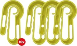 French Fashion - Easypegs® Pinces à Linge Durables - 10 Pièces - Ergonomiquement Responsable : Le Serrage Appartient Au Passé ! – Extra Large - Jaune