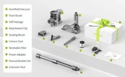 Kalado KCV01 Aspirateur Balai Sans Fil - Aspirateurs-balais 26Kpa - 6 En 1 - 40Min De Temps De Travail Batterie Amovible - Moteur Brushless 80000RPM - Affichage LED 27 Kalado KCV01 Aspirateur Balai Sans Fil - Aspirateurs-balais 26Kpa - 6 En 1 - 40Min De Temps De Travail Batterie Amovible - Moteur Brushless 80000RPM - Affichage LED -Nettoyage Produits Boutique 1200x742 3