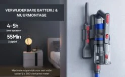 Aspirateur Balai Beekit - Aspirateur Balai Sans Sac Sur Batterie - Aspirateur à Main Best Seller - Aspirateur à Main Avec Manche - 36 KPA - Blauw -Nettoyage Produits Boutique 1200x742 4