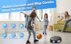 Robot Aspirateur Avec Fonction De Nettoyage - Avec Station De Charge - Robot De Nettoyage - Robots Aspirateurs - Alexa - Parfait Pour Les Animaux De Compagnie -Nettoyage Produits Boutique 1200x742 6