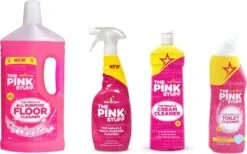 Stardrops The Pink Stuff Bundle - Nettoyant Pour Sols, Nettoyant Tout Usage, Cleaner En Crème Et Cleaner Toilettes