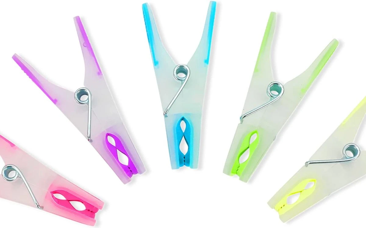 Épingles à Linge, Journaux, Lot De 50 Pinces à Linge, Pinces à Linge En Plastique Robuste Avec Partie Souple, Pied En Plastique Pour Corde à Linge, étendoir Ou étendoir, Pinces à Linge En Plastique 6 Épingles à Linge, Journaux, Lot De 50 Pinces à Linge, Pinces à Linge En Plastique Robuste Avec Partie Souple, Pied En Plastique Pour Corde à Linge, étendoir Ou étendoir, Pinces à Linge En Plastique – Image 4