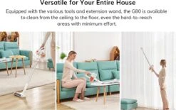 Aspirateur Balai ILife Aspirateurs-balais G80 - Aspirateur Balai Sans Fil - Aspirateurs Balais - Aspirateur Balai Sans Fil - Aspirateur Sans Sac - Aspirateur - Lampes LED Intégrées -Nettoyage Produits Boutique 1200x751