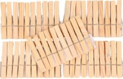 Pinces à Épingles à Linge Récupérez Panier En Plastique Vieux Rose Avec Crochet Et 150x Morceaux De Pinces à Linge En Bois 7,5 Cm - Linge Suspendu -Nettoyage Produits Boutique 1200x773