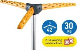 Tatkraft PALM Support De Séchage Pliant à économie D'espace Solide - Vêtements Pliants Simples Séchage De Vêtements - Tatkraft Sèche-linge - Vêtements De Wasrek Pour 42 - Tour à Sec 2 Paniers De Lavage Complets - Pliable -Nettoyage Produits Boutique 1200x793