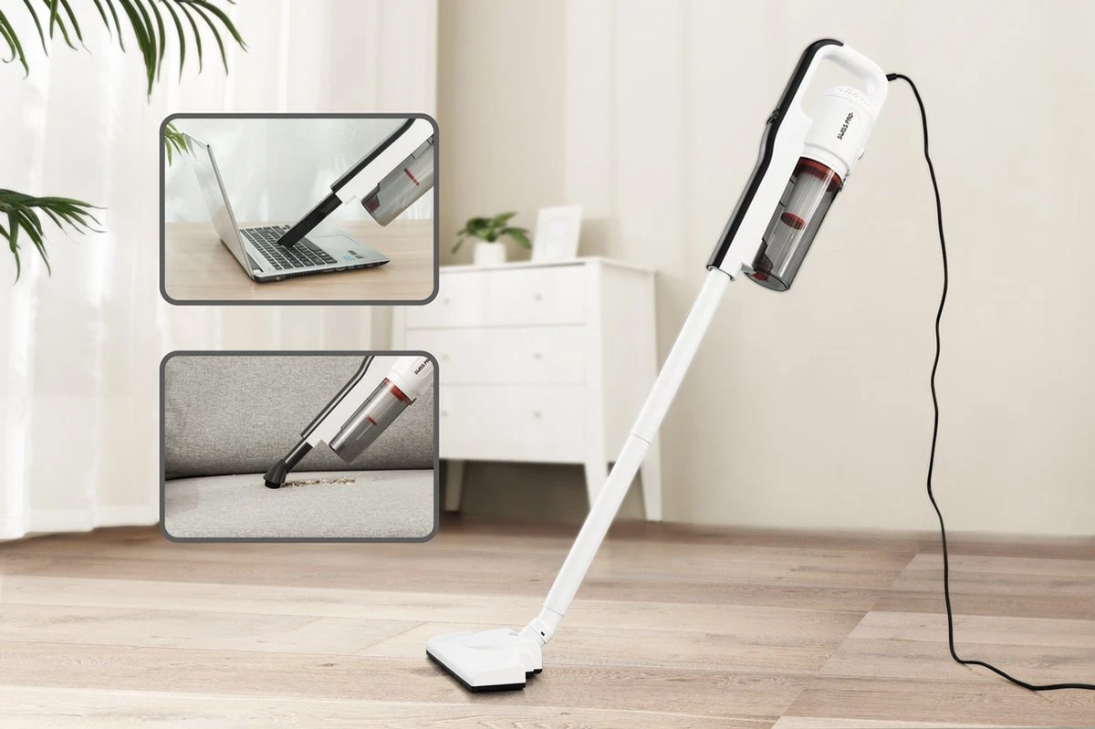 Aspirateur Balai Swiss Pro+ - Aspirateur Balai 2 En 1 - Aspirateur Balai Avec Cordon - Dustbuster Amovible - Longueur Du Cordon 5 Mètres - Convient Aux Animaux Domestiques - 600W 15 Aspirateur Balai Swiss Pro+ - Aspirateur Balai 2 En 1 - Aspirateur Balai Avec Cordon - Dustbuster Amovible - Longueur Du Cordon 5 Mètres - Convient Aux Animaux Domestiques - 600W – Image 13