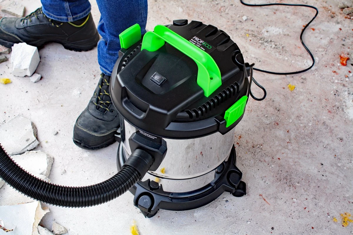 Aspirateur De Construction En Acier Inoxydable Profeco 1000W - 12 Litres - Aspirateur à Eau - Accessoires De Vêtements Pour Bébé Inclus 4 Aspirateur De Construction En Acier Inoxydable Profeco 1000W - 12 Litres - Aspirateur à Eau - Accessoires De Vêtements Pour Bébé Inclus – Image 2