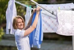 Corde à Linge à Noyau En Acier De 60 M, Durable Avec 2 Tendeurs, Jardin, Camping, Sèche-linge, Ligne De Remplacement, Noyau En Acier, Extra Fort, Long, Cordon Extérieur En PVC, Transparent -Nettoyage Produits Boutique 1200x800 6