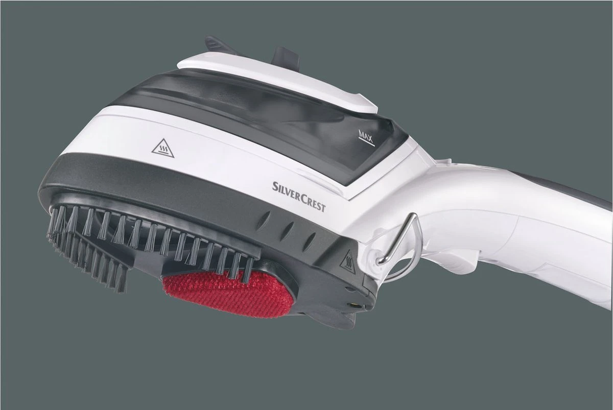 SilverCrest - Brosse à Vapeur - 4 En 1 Repassage, Vapeur, Dépoussiérage, élimination Des Pluis - Vêtements à Vapeur à Main - Vêtements à Vapeur Pour Appareil à Vapeur - Défroisseur à Vapeur - Défroisseur à Vêtements - 1000 Watts - Noir 9 SilverCrest - Brosse à Vapeur - 4 En 1 Repassage, Vapeur, Dépoussiérage, élimination Des Pluis - Vêtements à Vapeur à Main - Vêtements à Vapeur Pour Appareil à Vapeur - Défroisseur à Vapeur - Défroisseur à Vêtements - 1000 Watts - Noir – Image 7