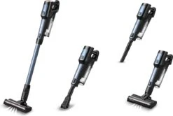 Swiss Pro+ Aspirateur Balai Sans Fil V18 Aspirateurs-balais INC Standaar Aspirateurs Balais Aspirateur Balai Sans Fil Avec Aspirateur à Main Mode Turbo Éclairage LED Dans La Buse Forte Aspiration Édition 2023