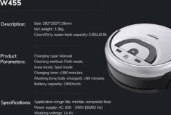 ALLROUNDGOODS-Ilife W450/W455 Robot De Sol Shinebot, Grand Réservoir Water De 0,85 L Et 0,9 L, Navigation Par Caméra, Contrôle D'Application Wifi, Appli De Cuisine -Nettoyage Produits Boutique 1200x808 3