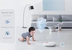 Aspirateur Robot Thuys - Robots Aspirateurs Avec Fonction De Nettoyage - Navigation Laser Et Smart Wifi Control - Robot Aspirateur - Sans Sac - Wit - 200ml -Nettoyage Produits Boutique 1200x829 1