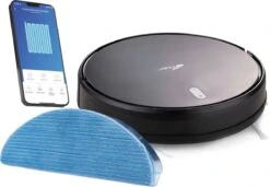 Zoef Robot Anna Avec Système De Nettoyage AS20ZD - Aspirateur Robot - Avec Application Et Navigation Intelligente