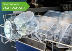 10 X Seau Blanc Rond Avec Couvercle - 3,5 Litres Avec Fermeture Garantie - Convient Au Congélateur Et Au Lave-vaisselle - Convient Aux Aliments Et Non Alimentaires - Produit Aux Nederland! -Nettoyage Produits Boutique 1200x846 4