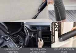 Baseus Aspirateur à Main Sans Fil Puissant - Cleaner - Sans Fil - Sans Sac - Sans Fil - Moderne Et Luxe - Aspirateur à Main Puissant Cleaner- Compact - Grande Pression Absorbant - Aspirateur Voiture - Aspirateur - Zwart -Nettoyage Produits Boutique 1200x848 1