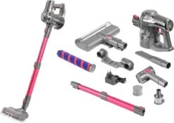 Roborock | Aspirateur Balai Sans Fil V12 - Aspirateur Balai Sans Fil - Avec éclairage LED En Mode Turbo Dans L'embout Buccal - Forte Puissance D'aspiration - Sans Sac 4 En 1 - Support Mural Inclus | Édition Violette 2022 -Nettoyage Produits Boutique 1200x851 1