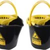 4x Seaux De Vadrouille / Seaux De Vadrouille 13,5 Litres Noir / Jaune Attention 32 X 30 Cm - Nettoyage / Nettoyage Du Sol - Produits De Nettoyage -Nettoyage Produits Boutique 1200x860 1