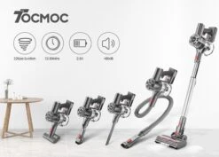 Aspirateur Balai Sans Fil 200Watt 6en1 Avec 4 Accessoires Différents - Sans Sac - Filtre Hepa - Aspirateur à Main - Voleur à Main 19 Aspirateur Balai Sans Fil 200Watt 6en1 Avec 4 Accessoires Différents - Sans Sac - Filtre Hepa - Aspirateur à Main - Voleur à Main -Nettoyage Produits Boutique 1200x862 1